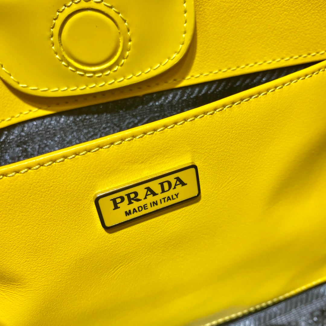 Prada Cleo brushed Leather Shoulder Bag