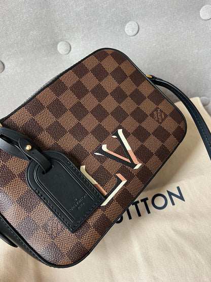 Louis Vuitton Santa Monica Damier Ebene and Black