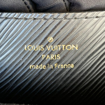Louis-Vuitton Twist Lock Epi Leather MM Black GHW