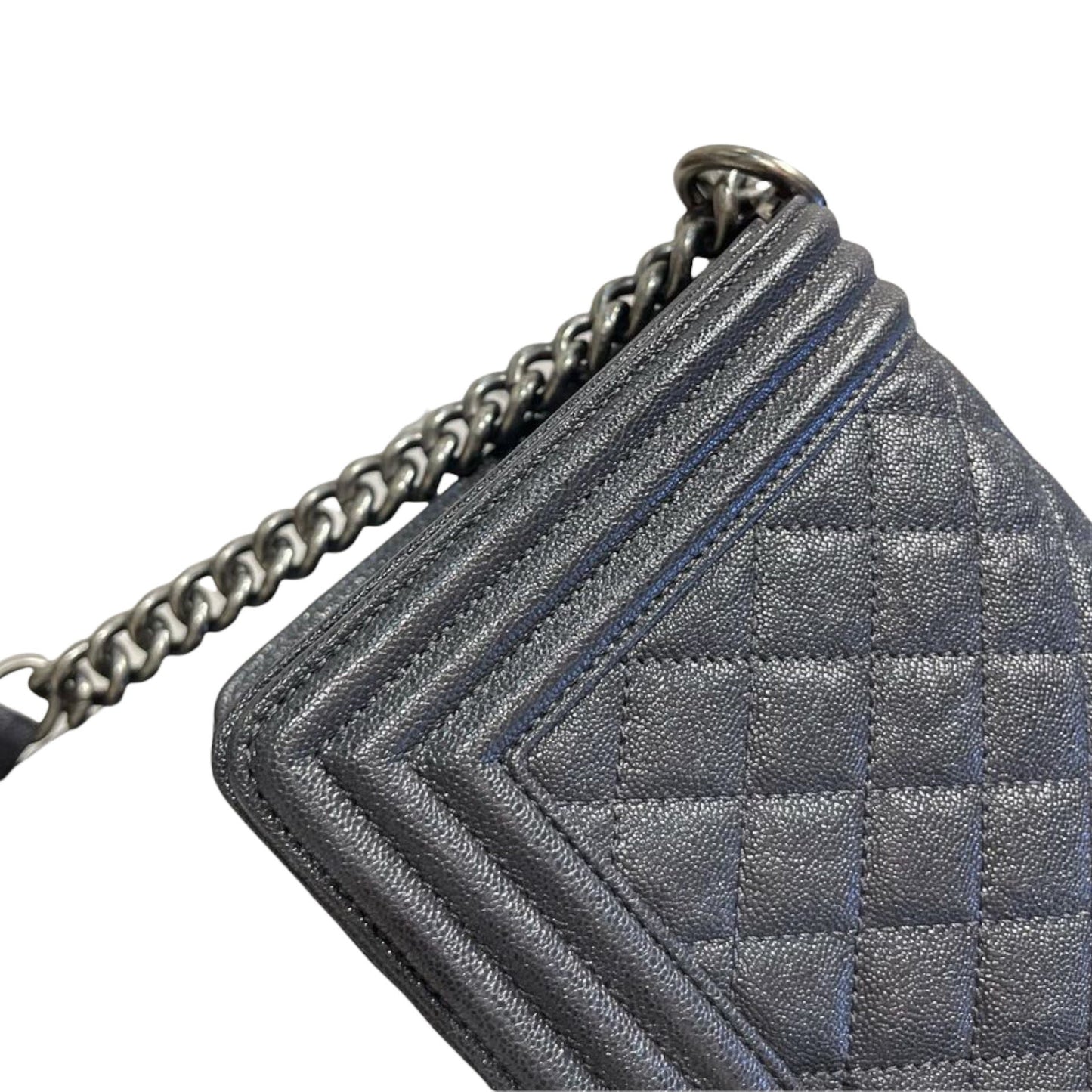 Le Boy Old Medium Caviar Dark Grey RHW