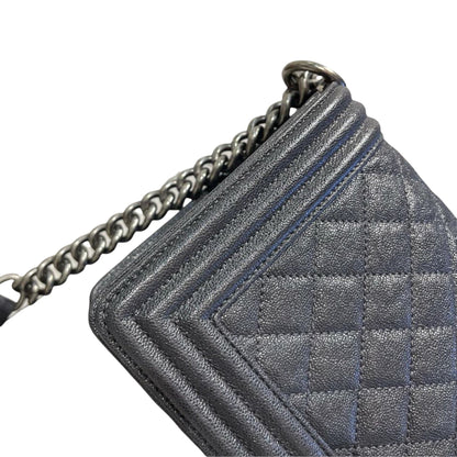 Le Boy Old Medium Caviar Dark Grey RHW