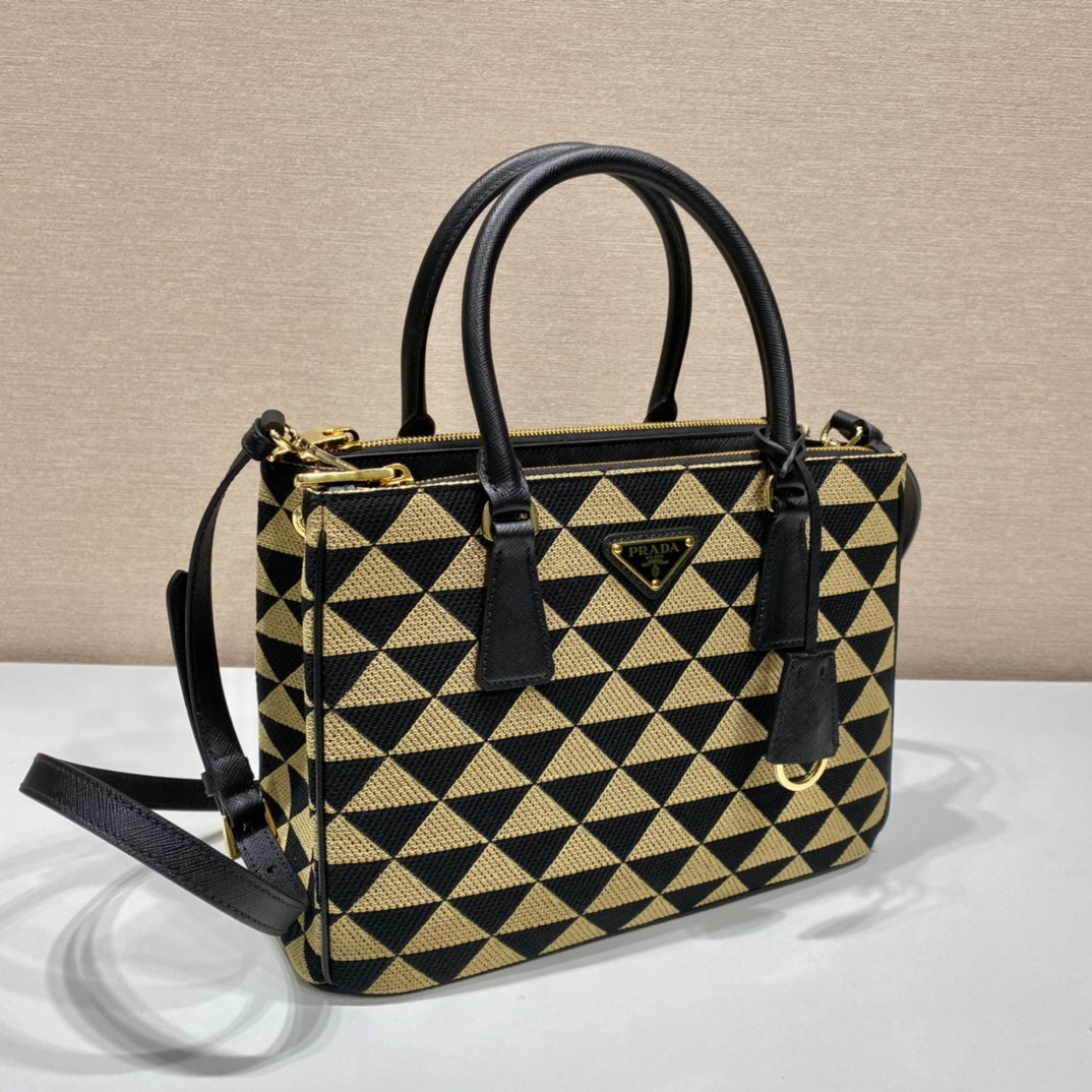 Prada Small symbole Jacquard fabric Bag