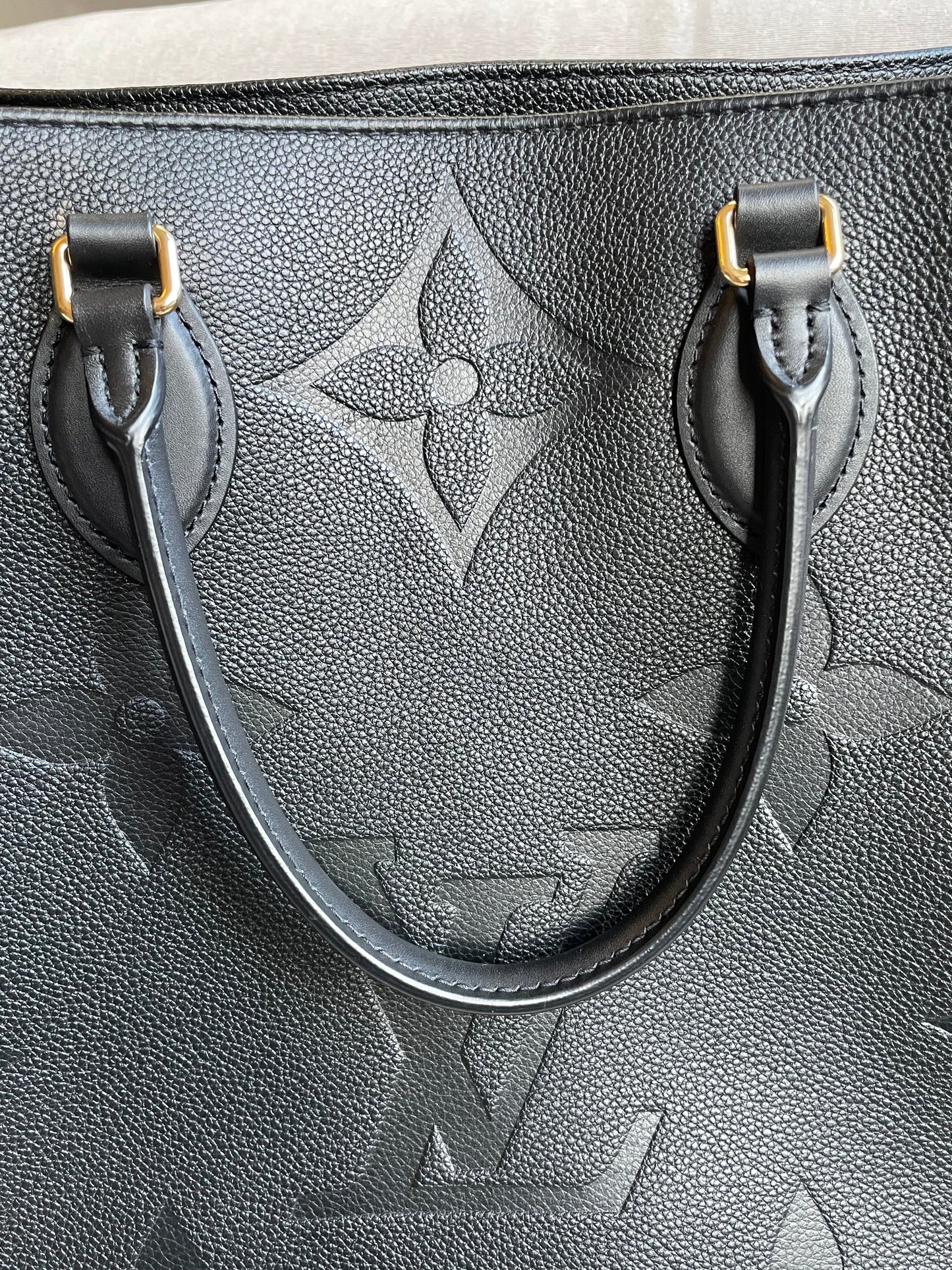 Louis Vuitton On the Go GM Black Empreinte (RRP £2,510)