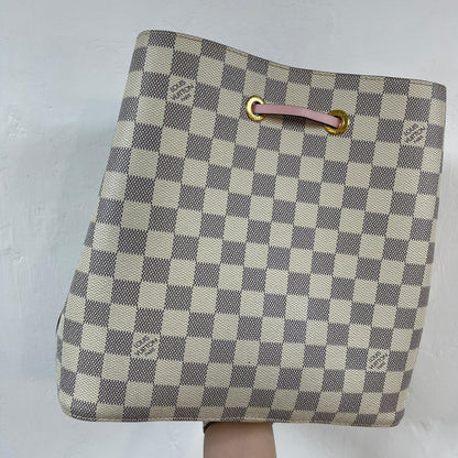 Louis-Vuitton NeoNoe MM Damier Azure Pink
