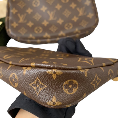 Louis-Vuitton Monogram Multi Pochette Accessoires Khaki GHW