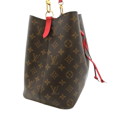 Louis-Vuitton Monogram NeoNoe MM Red Interior