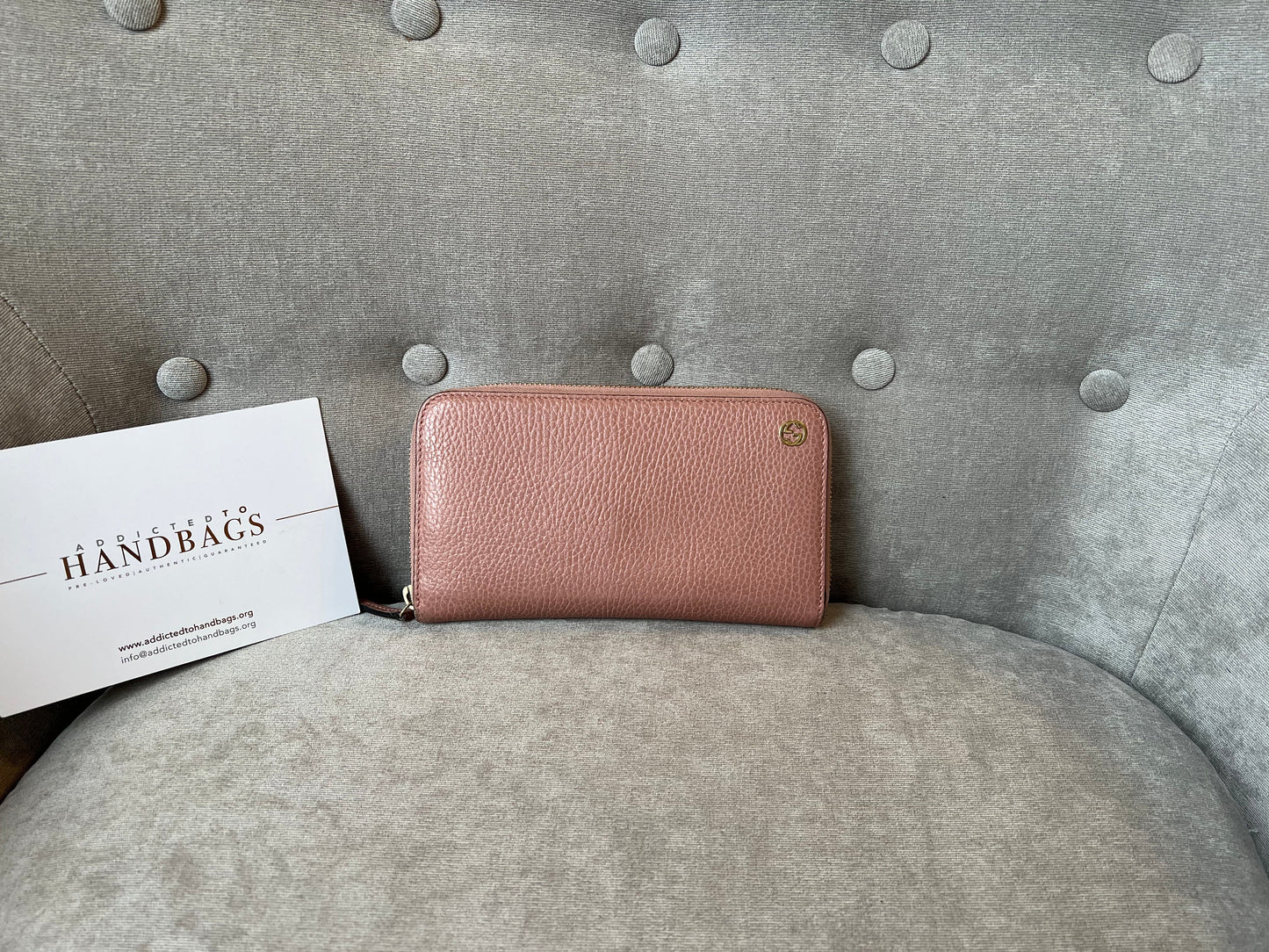 Gucci Pale Pink GG Long Wallet