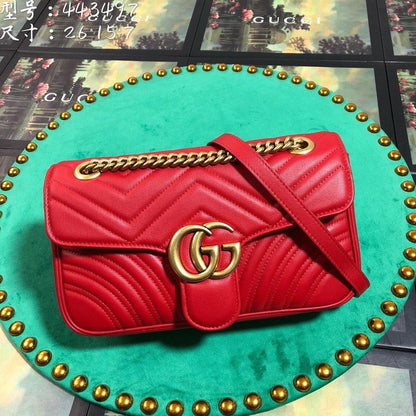 Gucci Marmont Small Matelassé Shoulder Bag