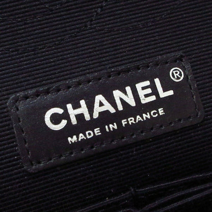 Medium Classic Flap Black Tweed SHW