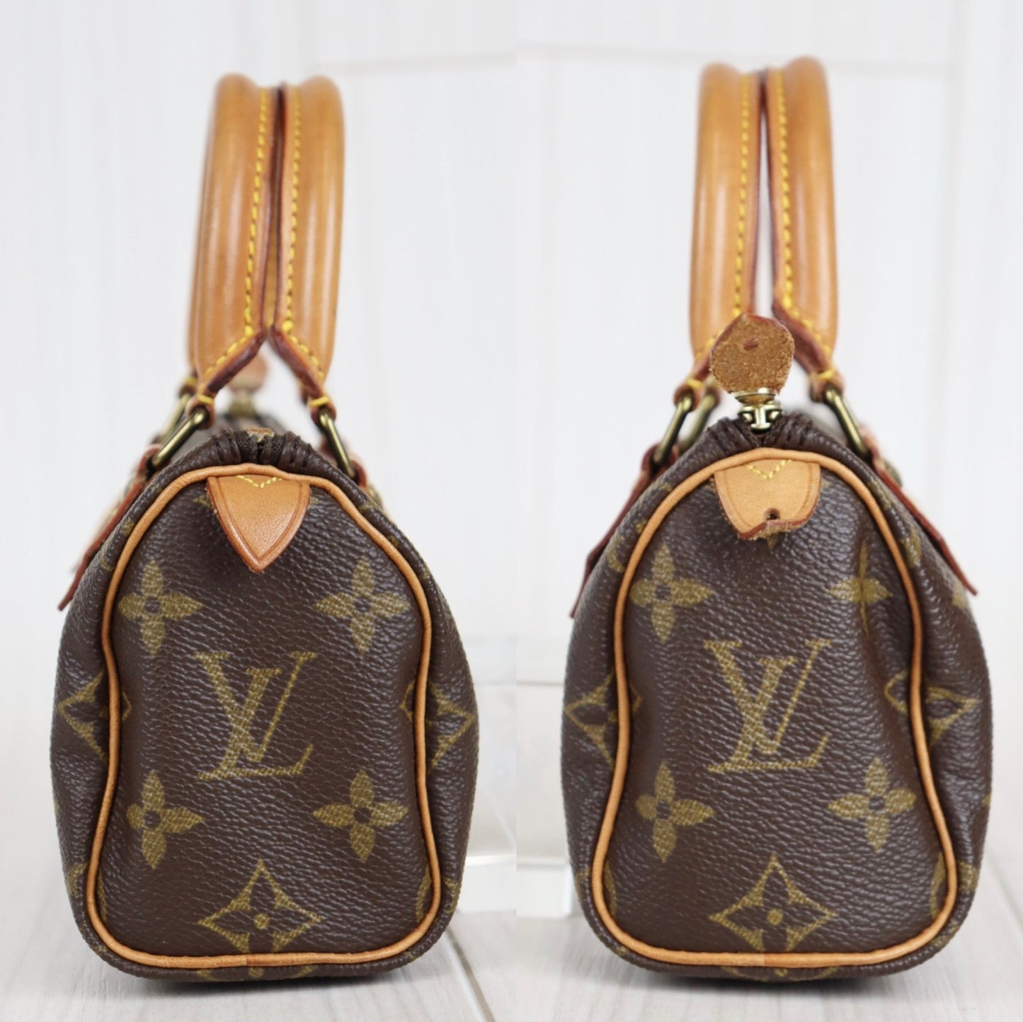 Rank AB ｜ LV Monogram Mini Speedy Handbag ｜ 073009