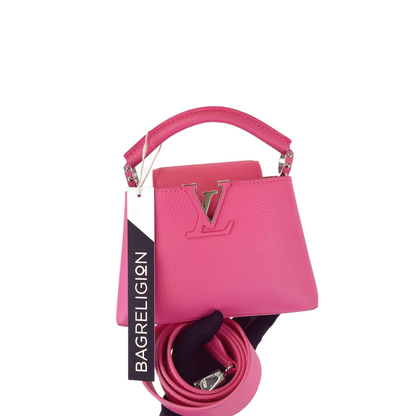Louis-Vuitton Mini Capucines Pink SHW