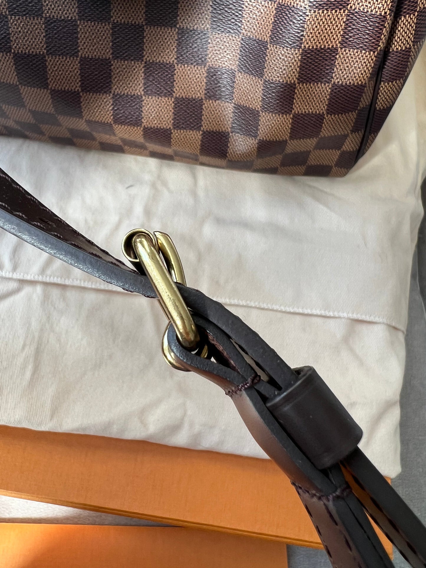 Louis Vuitton Speedy Bandouliere 30 Damier Ebene (RRP £1470)