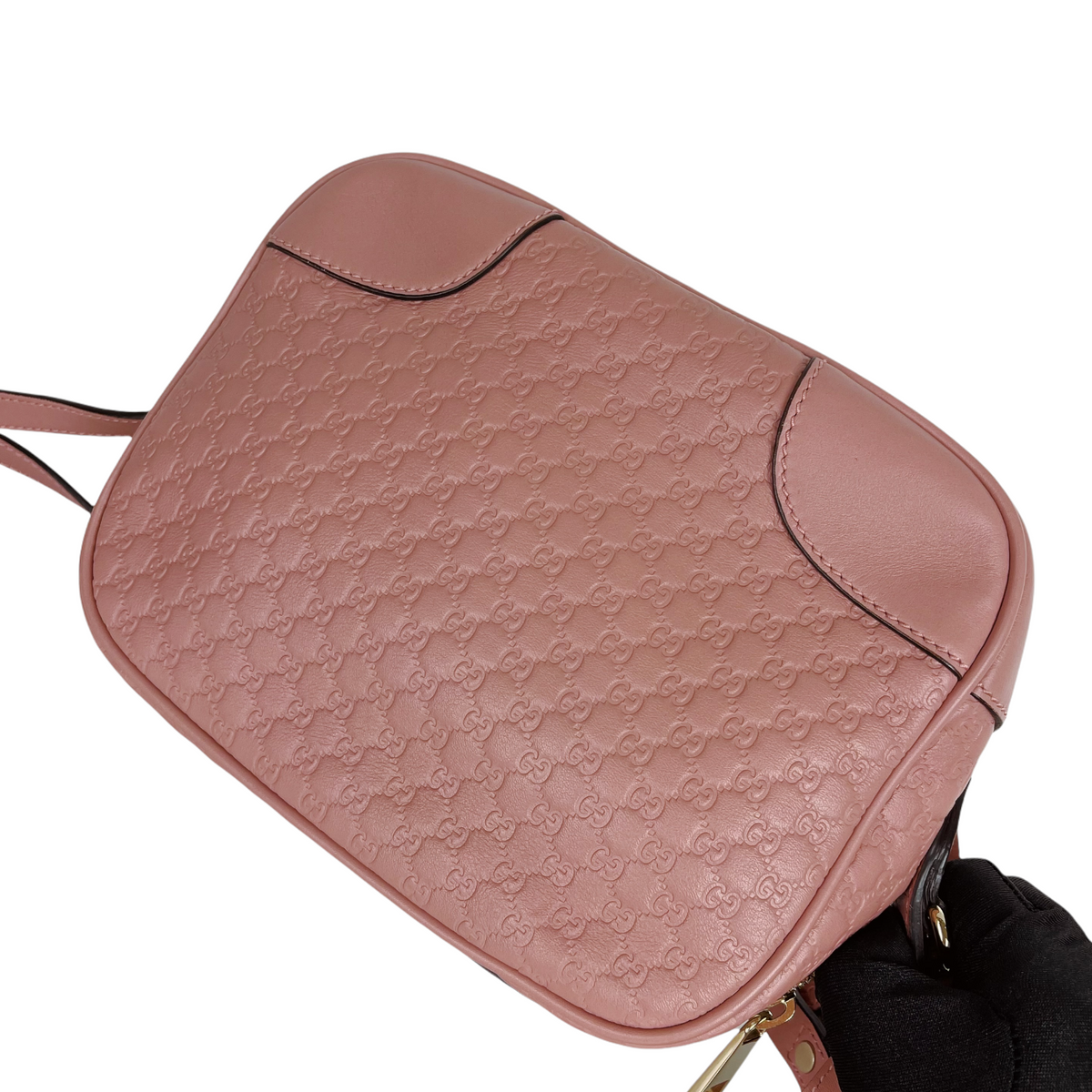 Gucci Guccissima Bree Pink Camera Bag