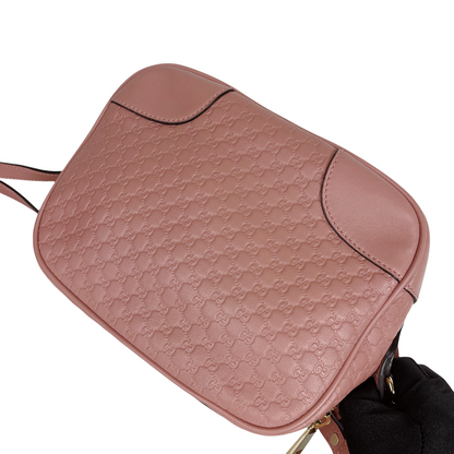 Gucci Guccissima Bree Pink Camera Bag