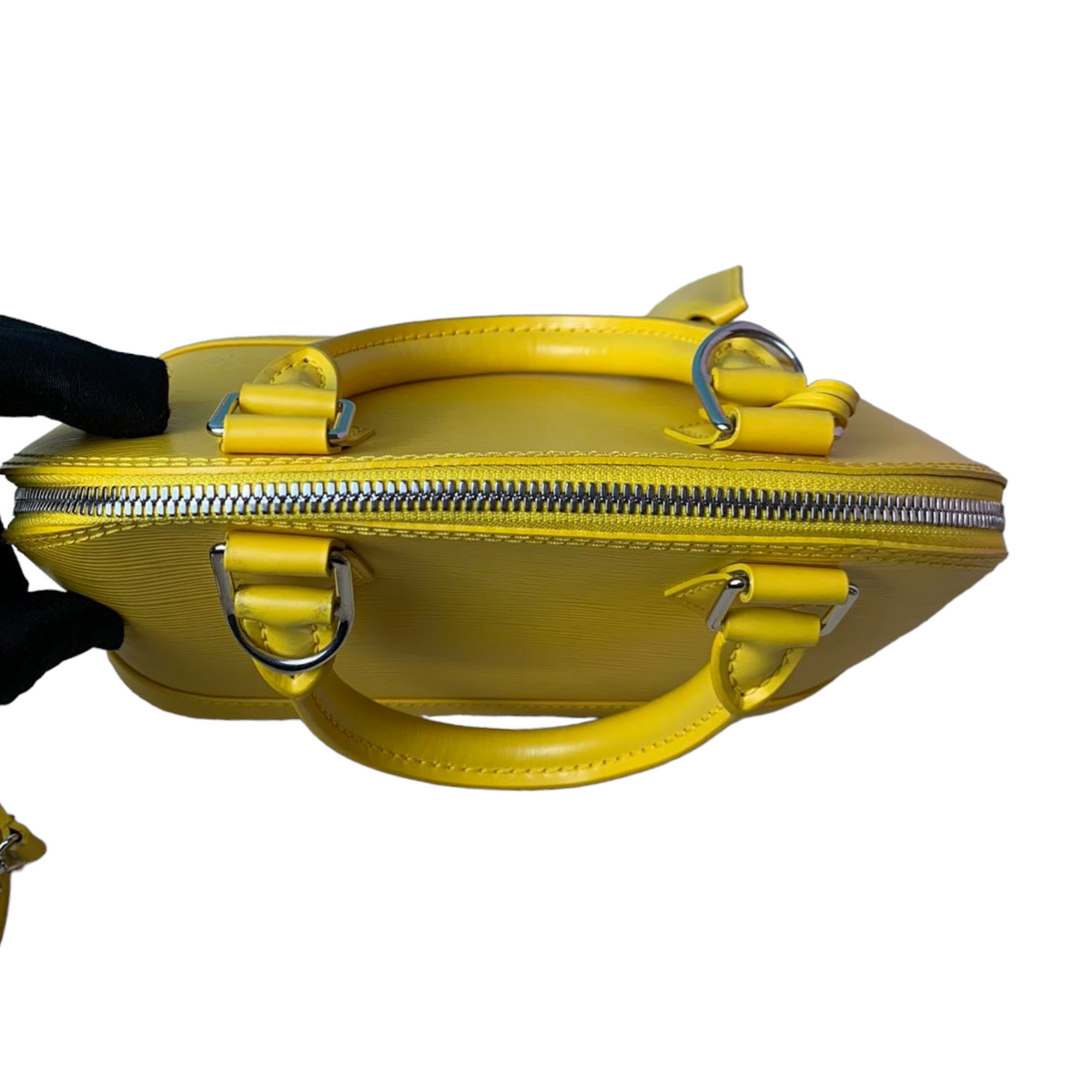 Louis-Vuitton Alma BB Epi Yellow SHW