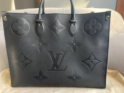 Louis Vuitton On the Go GM Black Empreinte (RRP £2,510)