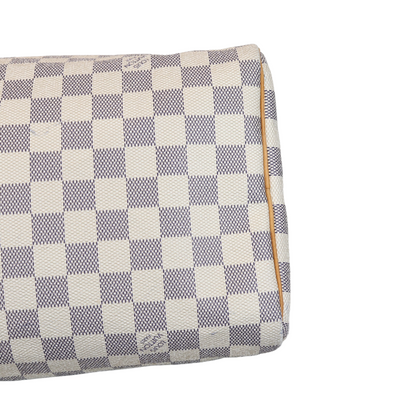 Louis-Vuitton Speedy 30 Damier Azur Canvas GHW