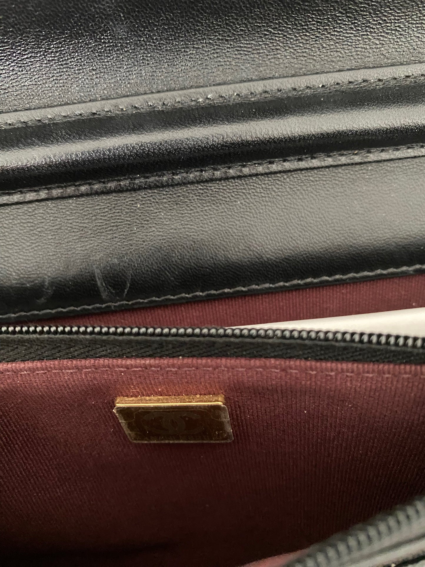Chanel Black Wallet On Chain