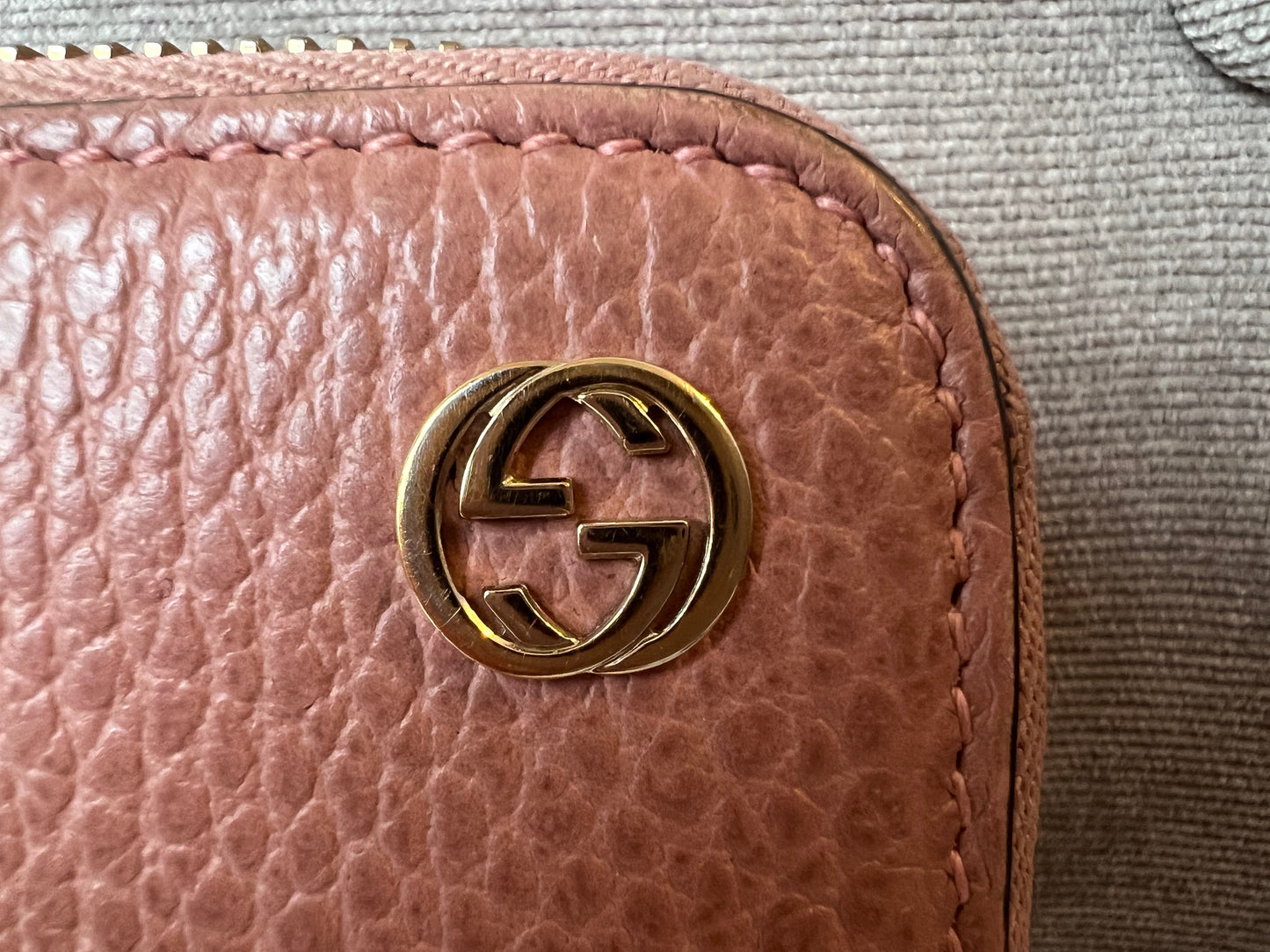 Gucci Pale Pink GG Long Wallet