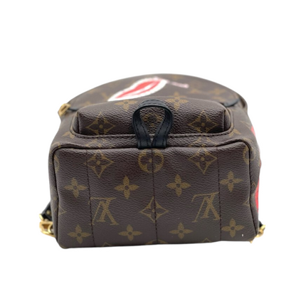 Louis-Vuitton Mini Palm Springs Monogram Badges GHW