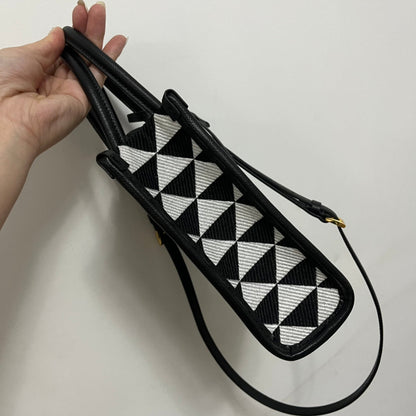 Prada symbole Jacquard fabric Micro  Bag