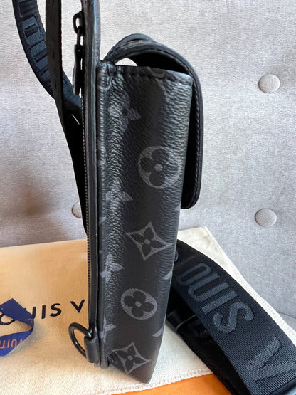 Louis Vuitton Saumur Sling Bag Monogram Eclipse (RRP £1510)