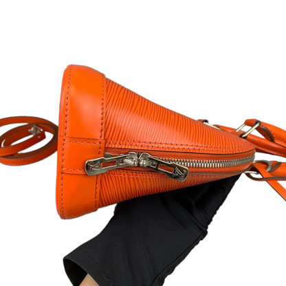 Louis-Vuitton Alma BB Epi Orange SHW