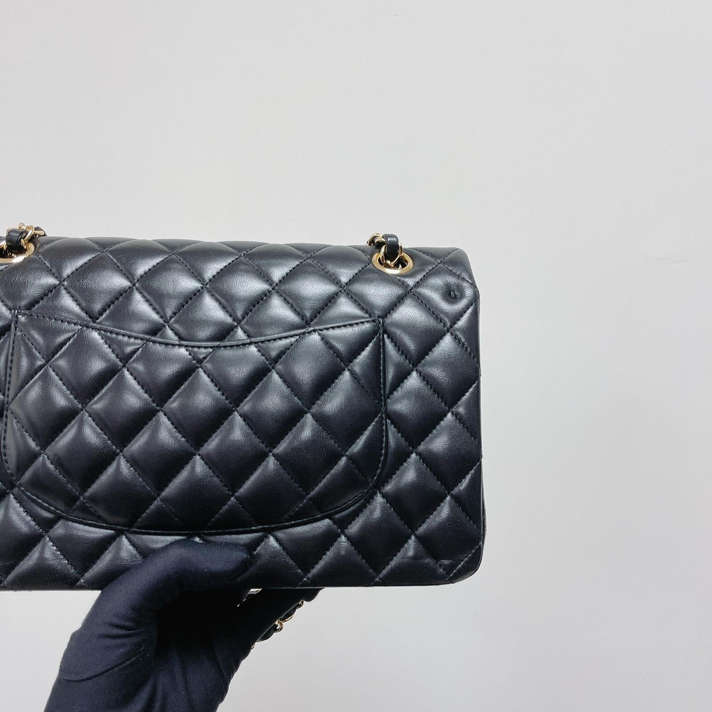 Classic Flap Medium Lambskin Black GHW