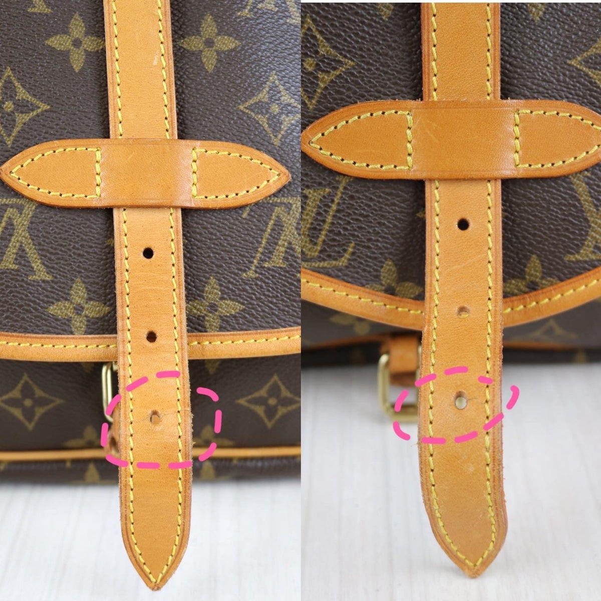 Rank A ｜ LV Monogram Saumur MM Shoulder Bag｜070203