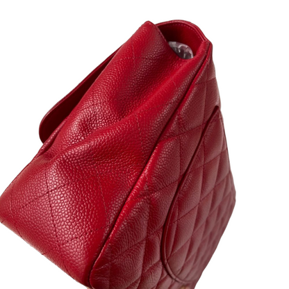 Single Flap Jumbo Caviar Red SHW