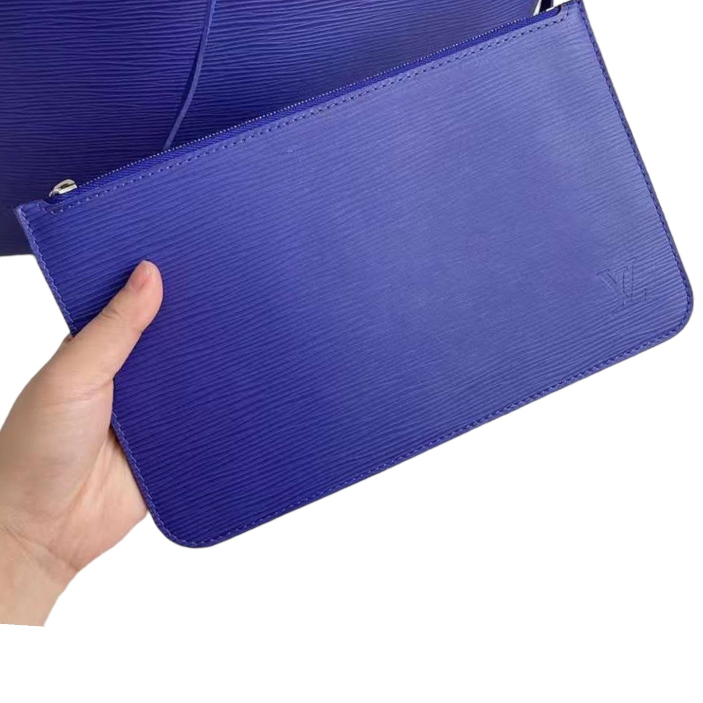 Louis-Vuitton Epi Neverfull MM Purple