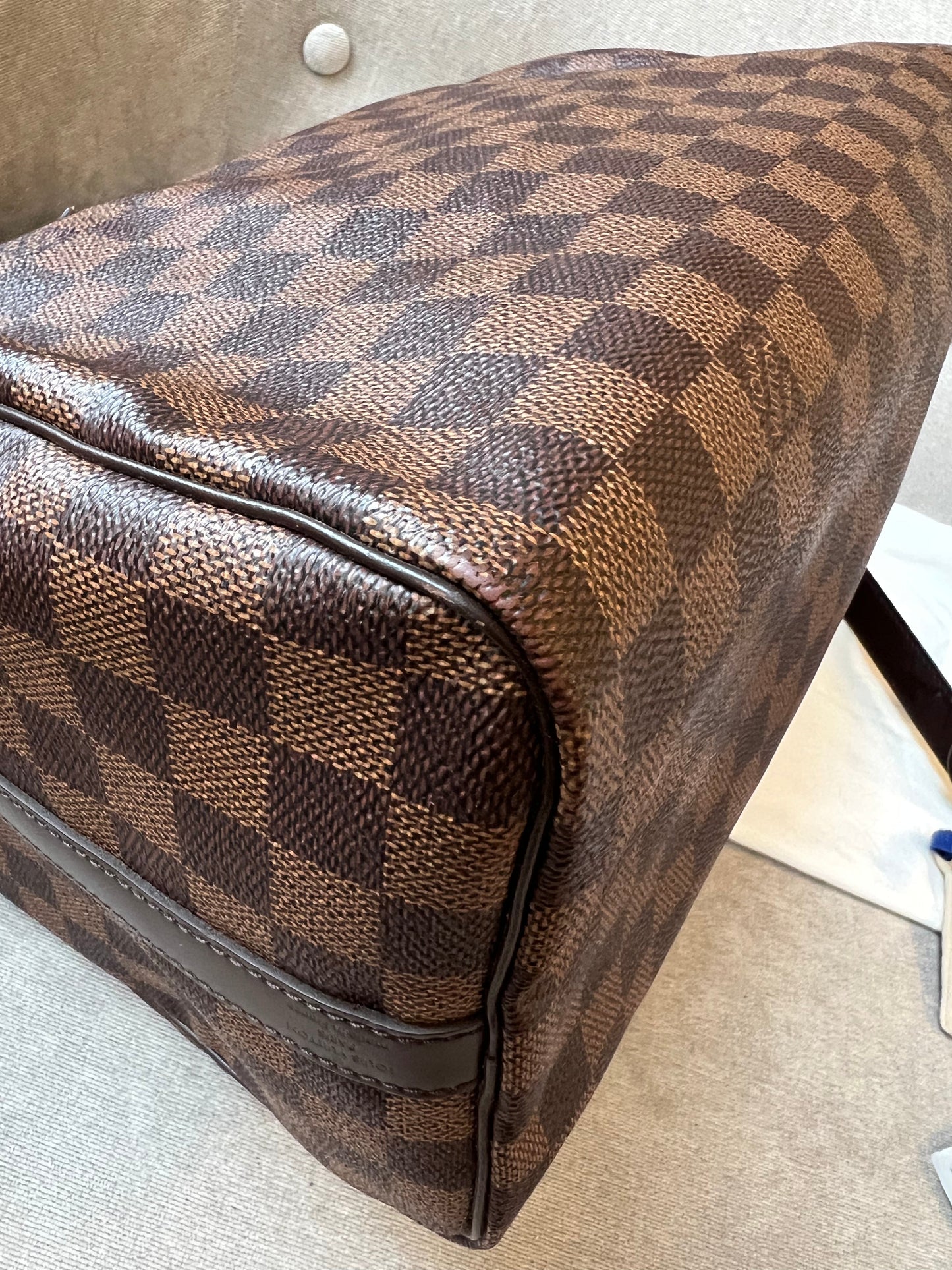 Louis Vuitton Speedy Bandouliere 30 Damier Ebene (RRP £1470)