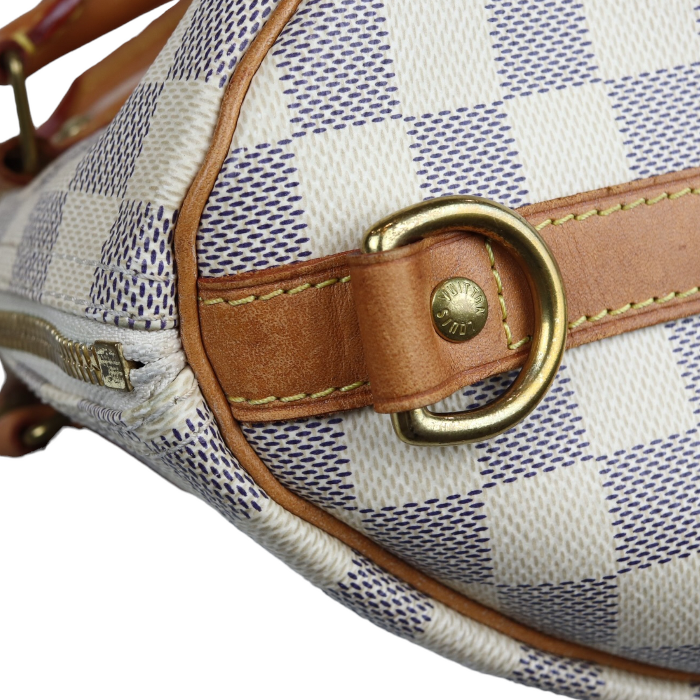 Louis-Vuitton Monogram Speedy Bandouliere 30 Damier Azure