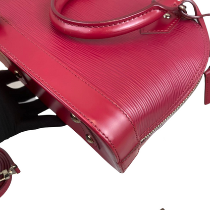 Louis-Vuitton Alma BB Epi Leather Red SHW