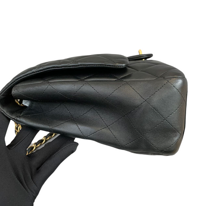 Classic Single Flap Maxi Lambskin Black GHW