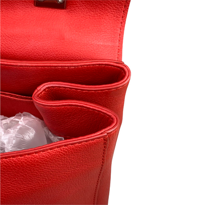 Louis-Vuitton Lockme ll Leather Red SHW