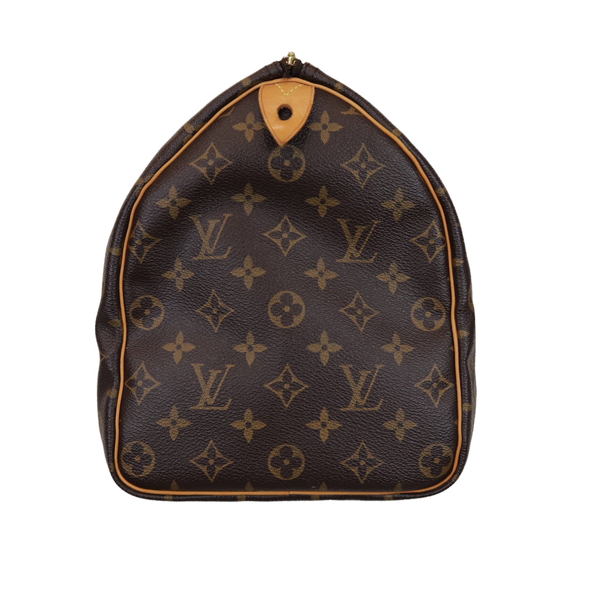Louis-Vuitton Monogram Speedy 35 Brown GHW