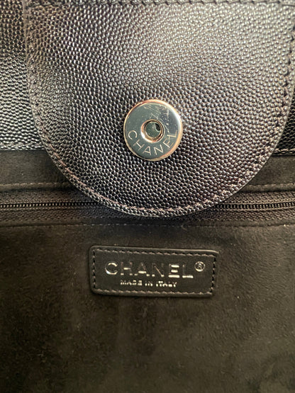 Chanel Deauville Grained Calfskin Leather