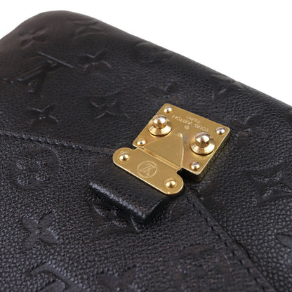 Louis-Vuitton Monogram Empreinte Pochette Metis Black GHW
