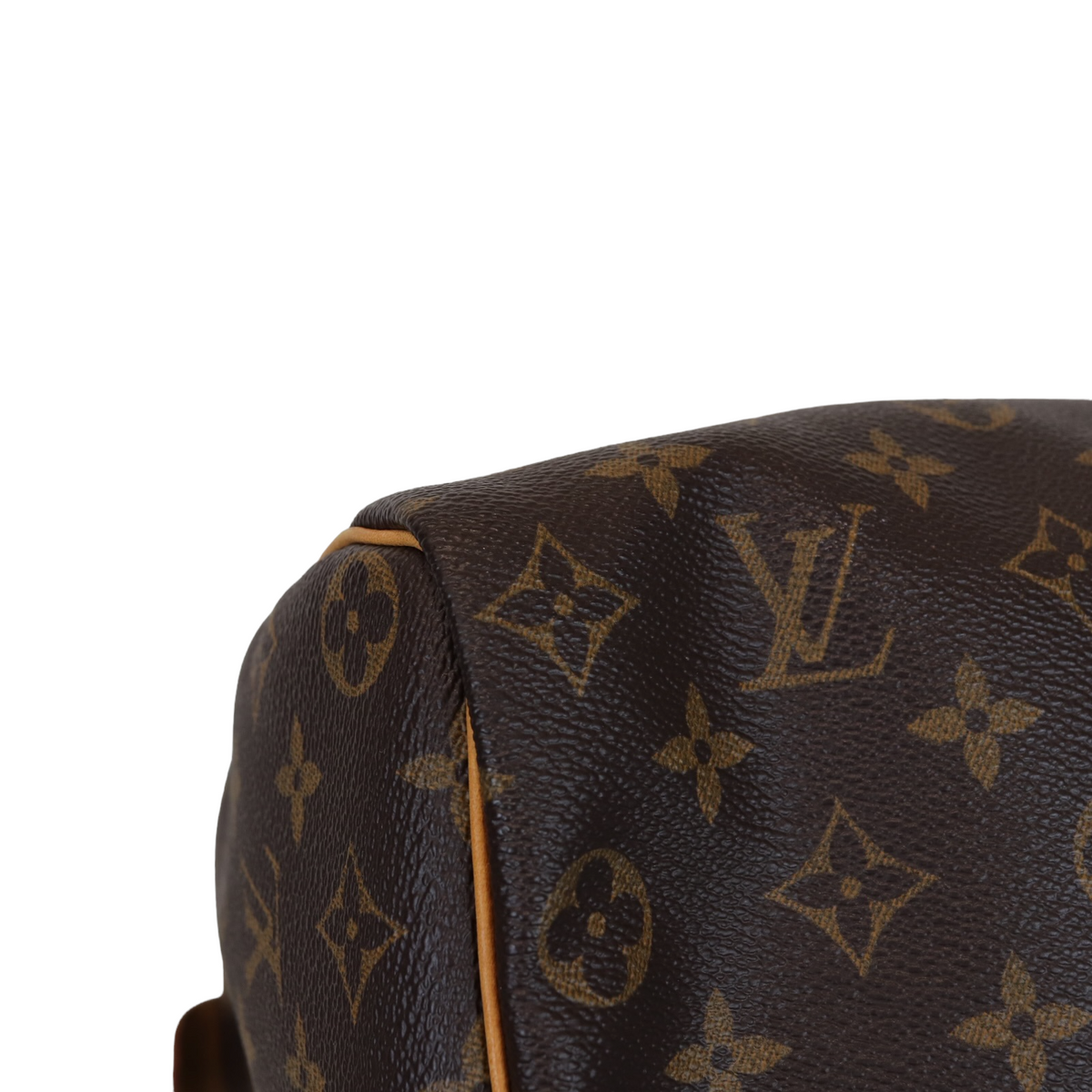 Louis-Vuitton Monogram Speedy 35 Brown GHW