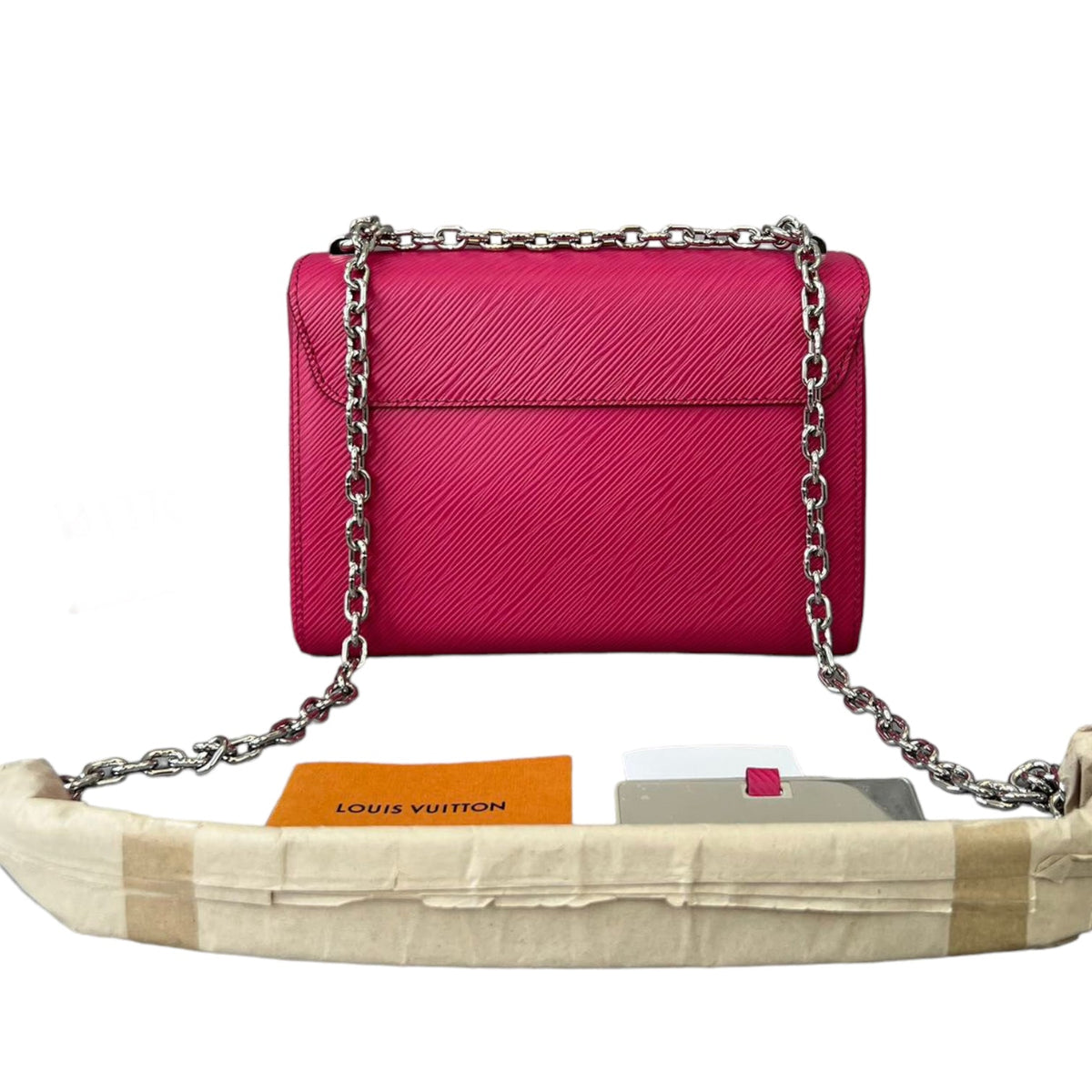 Louis-Vuitton Twist Lock Epi Leather MM Pink GHW