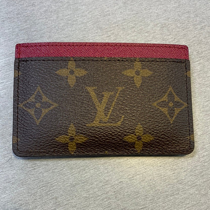 Louis Vuitton Monogram Fuchsia Card Holder