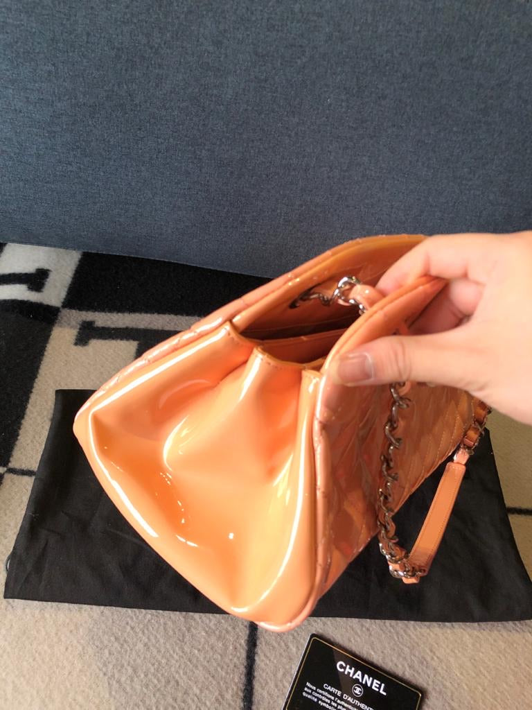 Patent Mademoiselle bowling bag