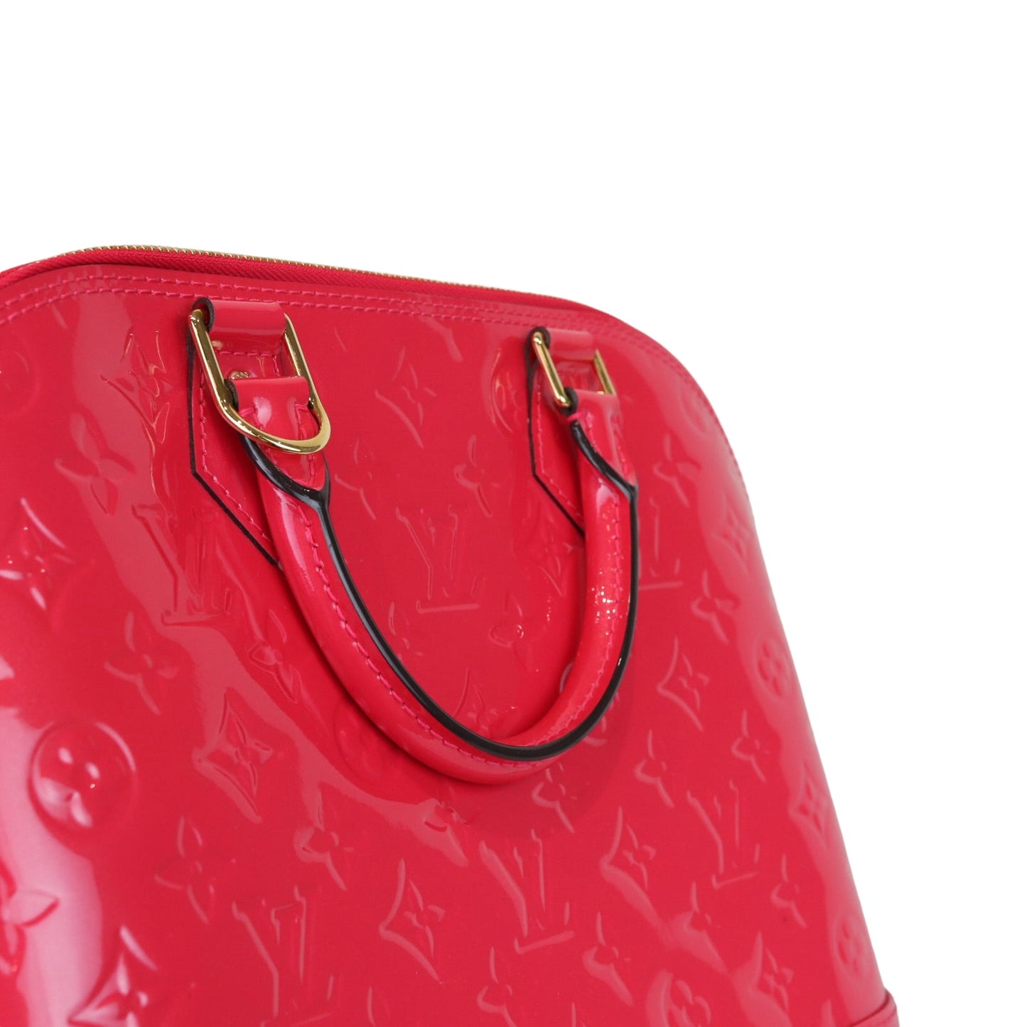 Louis-Vuitton Alma Vernis Monogram PM GHW