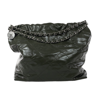 Chanel Green Medium 22 Hobo