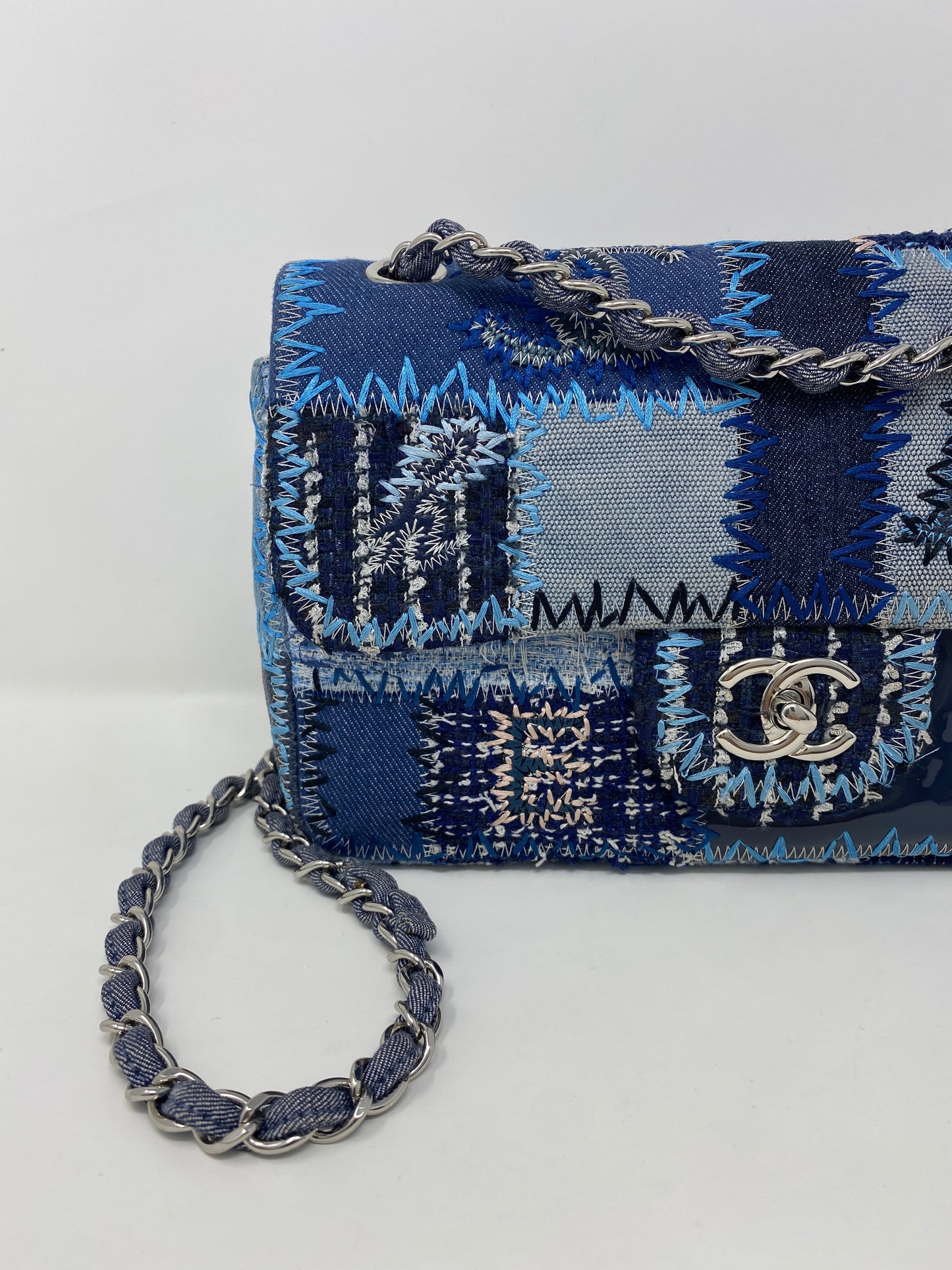 Chanel patchwork denim