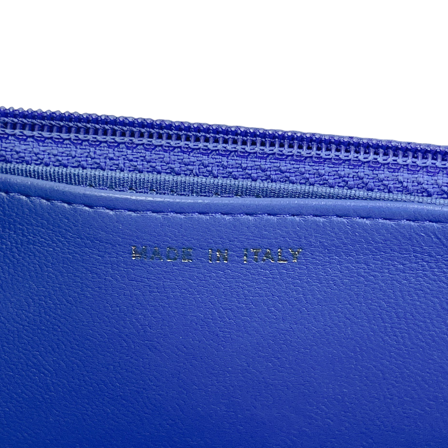 Boy Wallet on Chain Lambskin Blue GHW