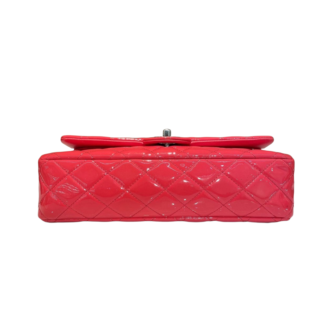 Classic Flap Medium Patent Pink SHW