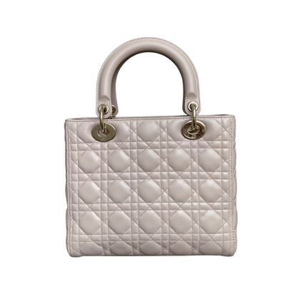 Lady Dior Medium Pink Lambskin GHW