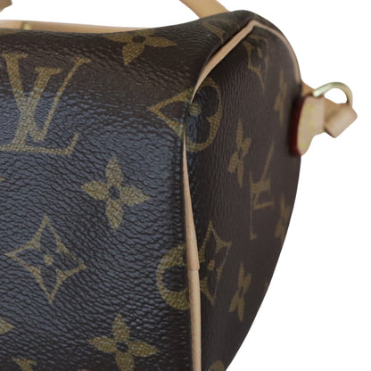Louis-Vuitton Nano Speedy Monogram Brown GHW